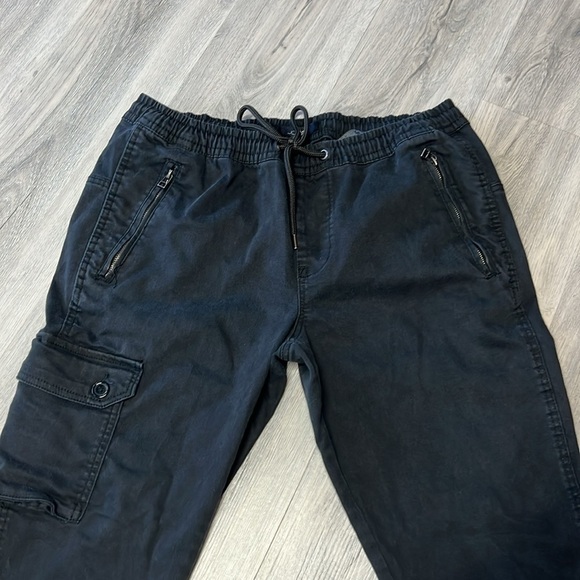 Joes jeans black distressed  jogger style pants size XL - Picture 6 of 11